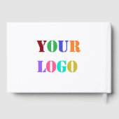 カスタム会社ロゴソーシャルメディア文字ゲストブック ゲストブック (裏面)