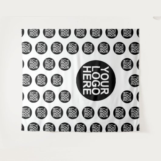 カスタム会社ロゴタペストリー タペストリー (正面(横))