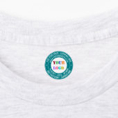 カスタム会社ロゴテキストラベル あなたの色 ラベル (貼付)