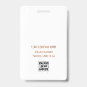 カスタム会社ロゴバラ金ゴールド事務室 バッジ (裏面)