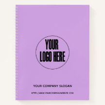 カスタム会社ロゴパステルパープルラベンダー