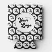 カスタム会社ロゴパターンのプロモーション 缶クーラー (裏面)