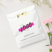 カスタム会社ロゴパターン文字プロモーション フェイバーバッグ (封をした状態)