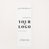 カスタム会社ロゴパーソナライズされたビジネスヨガマット ヨガマット (正面)