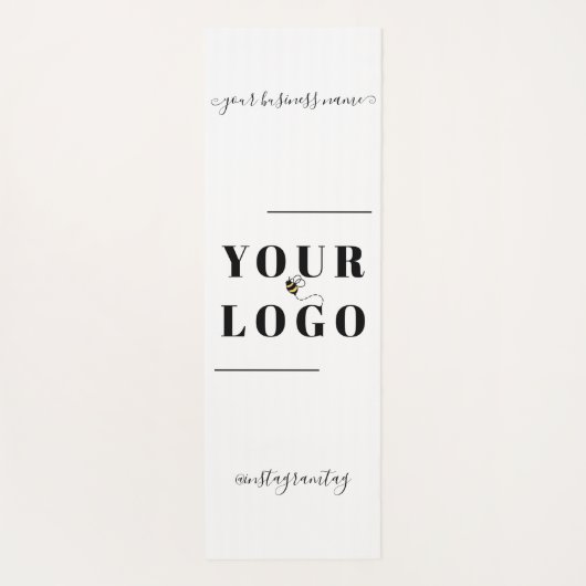 カスタム会社ロゴパーソナライズされたビジネスヨガマット ヨガマット (裏面)