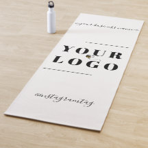 カスタム会社ロゴパーソナライズされたビジネスヨガマット