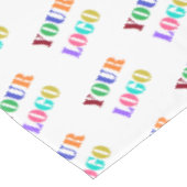 カスタム会社ロゴパーソナライズされた テーブルクロス (アングル)