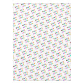 カスタム会社ロゴパーソナライズされた テーブルクロス (正面)