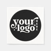 カスタム会社ロゴパーティーイベント供給紙 スタンダードカクテルナプキン (正面)