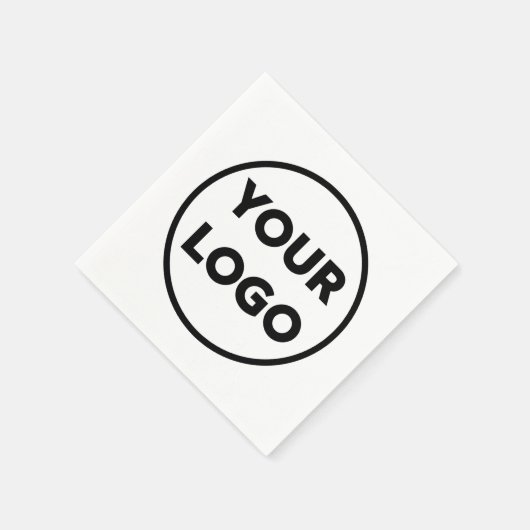 カスタム会社ロゴビジネス企業のイベント スタンダードカクテルナプキン (角)