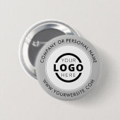 カスタム会社ロゴビジネス企業のブランド 缶バッジ (正面&裏面)