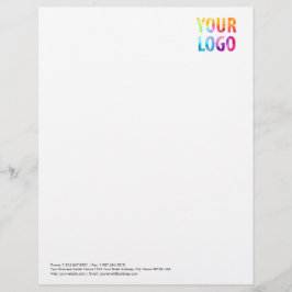 カスタム会社ロゴビジネス企業の レターヘッド