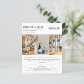 カスタム会社ロゴフォトビジネスマーケティングチラシ (スタンド正面)