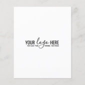 カスタム会社ロゴフォトビジネスマーケティングチラシ (裏面)