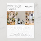 カスタム会社ロゴフォトビジネスマーケティングチラシ