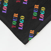 カスタム会社ロゴフリースブランケット色の選択 フリースブランケット (角)