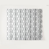 カスタム会社ロゴプロフェッショナル タペストリー (正面(横))