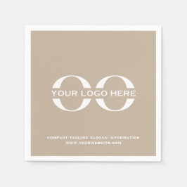 カスタム会社ロゴ事業イベントパーティー スタンダードカクテルナプキン