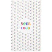 カスタム会社ロゴ会社の表色 テーブルクロス (正面)