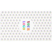 カスタム会社ロゴ会社の表色 テーブルクロス (正面(横))