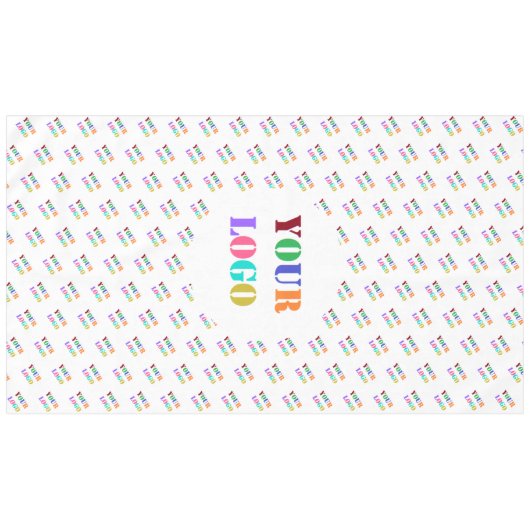 カスタム会社ロゴ会社の表色 テーブルクロス (正面(横))