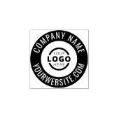 カスタム会社ロゴ会社名Webサイト ラバースタンプ (インプリント)