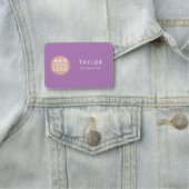 カスタム会社ロゴ会社社員 名札 (インサイチュ)