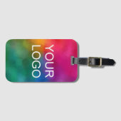 カスタム会社ロゴ名文字テンプレート ラゲッジタグ (正面横)