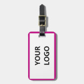 カスタム会社ロゴ名文字情報ラゲッジタグ ラゲッジタグ (正面縦)