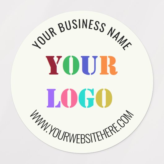 カスタム会社ロゴ名Webサイト会社ラベル ラベル (デザイン1)