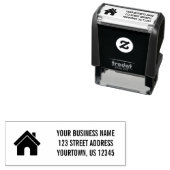 カスタム会社ロゴ差出人住所 セルフインキングスタンプ (インサイチュ)