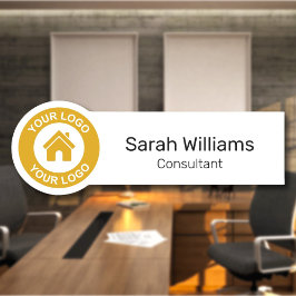 カスタム会社ロゴ役職タイトル従業員 名札