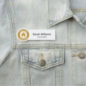 カスタム会社ロゴ役職タイトル従業員 名札 (インサイチュ)