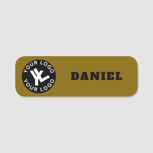 カスタム会社ロゴ従業員の磁気名 名札 (正面)