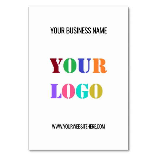 カスタム会社ロゴ文字のプロモーションテーブル番号 テーブルナンバー (正面)