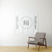 カスタム会社ロゴ文字スクエアテンプレート タペストリー (インサイチュ(横))