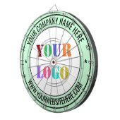 カスタム会社ロゴ文字ダーツボード – あなたの色 ダーツボード (正面右)