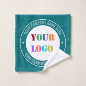 カスタム会社ロゴ文字ビジネスバスタオル バスタオルセット (ウォッシュタオル)