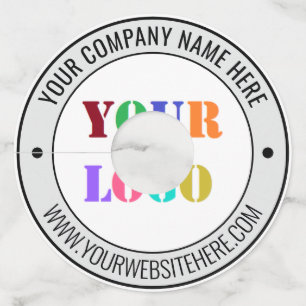 カスタム会社ロゴ文字ビジネスワイングラスラベル ワイングラスタグ