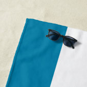 カスタム会社ロゴ文字ビーチタオル – お使いの色 ビーチタオル (インサイチュ)