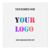 カスタム会社ロゴ文字プロモーションキューブテンプレート フォトキューブ (正面)