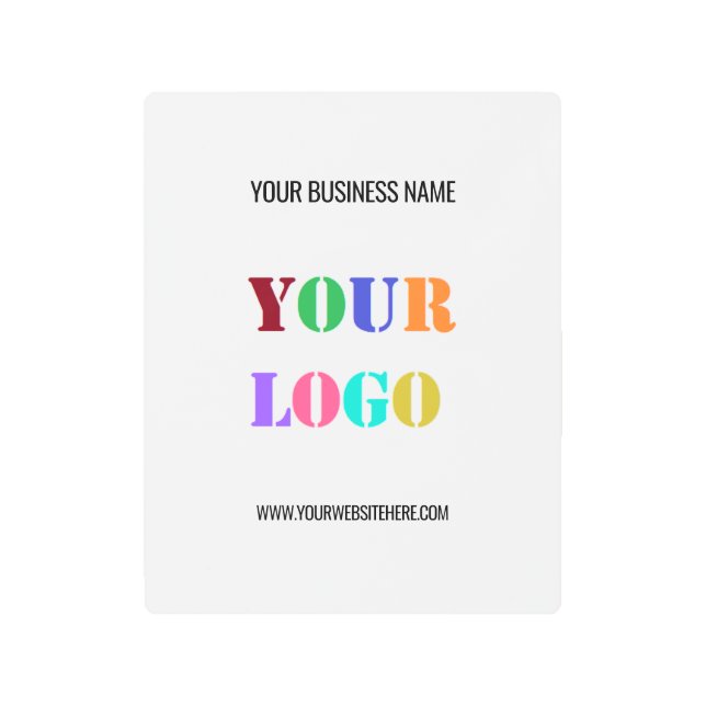 カスタム会社ロゴ文字プロモーションメタルプリント メタルプリント (正面)