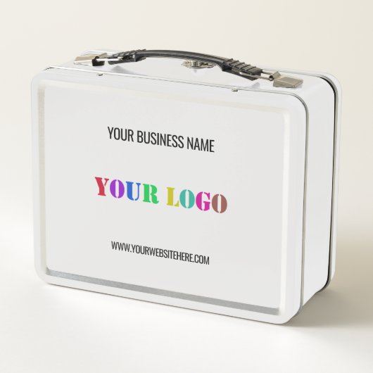 カスタム会社ロゴ文字プロモーションメタルランチボックス メタルランチボックス (裏面)