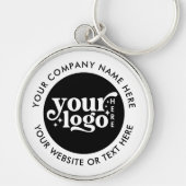 カスタム会社ロゴ文字モダン キーホルダー (正面)