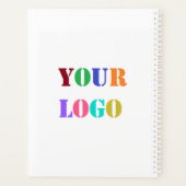 カスタム会社ロゴ文字事業プランナーテンプレート プランナー手帳 (裏面)