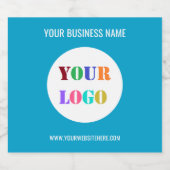 カスタム会社ロゴ文字事業ボトルラベル ビールラベル (シングルラベル)