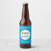 カスタム会社ロゴ文字事業ボトルラベル ビールラベル (正面)