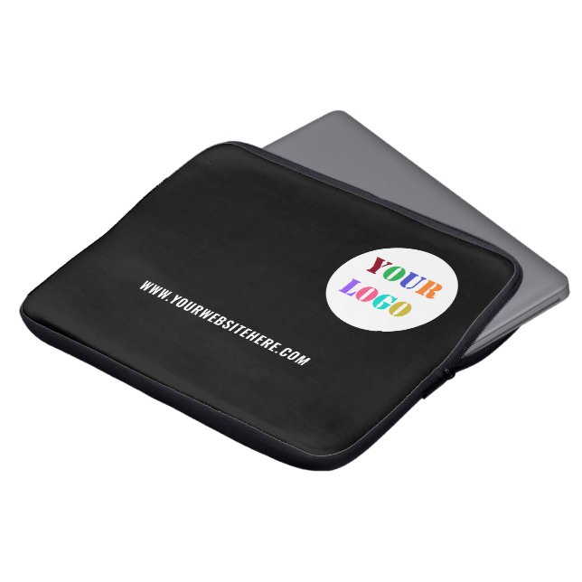 カスタム会社ロゴ文字事業ラップトップスリーブ ラップトップスリーブ (正面上部)