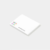 カスタム会社ロゴ文字事業後®備考 ポストイット (アングル)