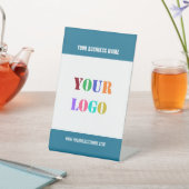 カスタム会社ロゴ文字台座標識テンプレート 台座サイン (インサイチュ)